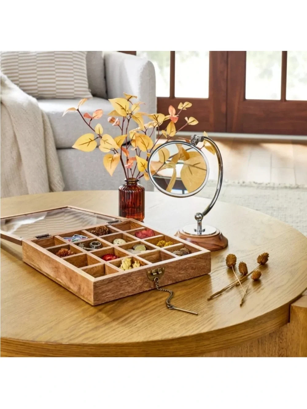 Hearth & Hand - Wooden Collectible Box | New